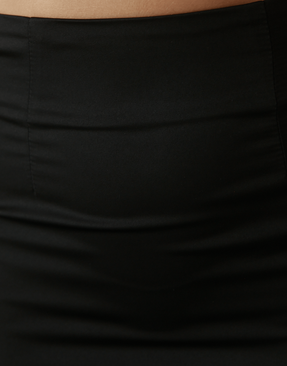 Midnight Kiss Midi Skirt (Black) - High Waisted Midi Skirt - Women's Skirt - Charcoal Clothing