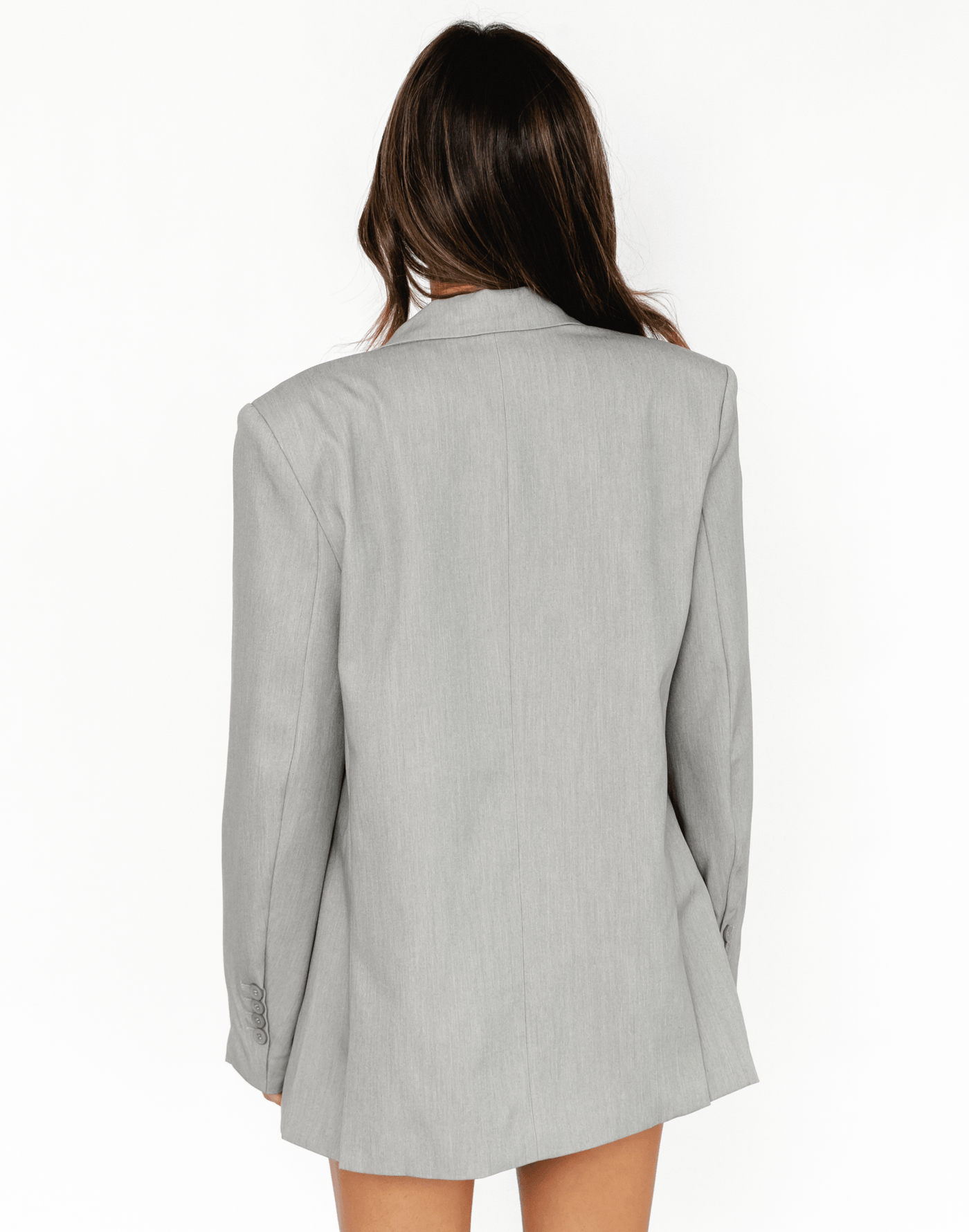 Patience Blazer (Grey) - Grey Blazer - Women's Outerwear - Charcoal Clothing