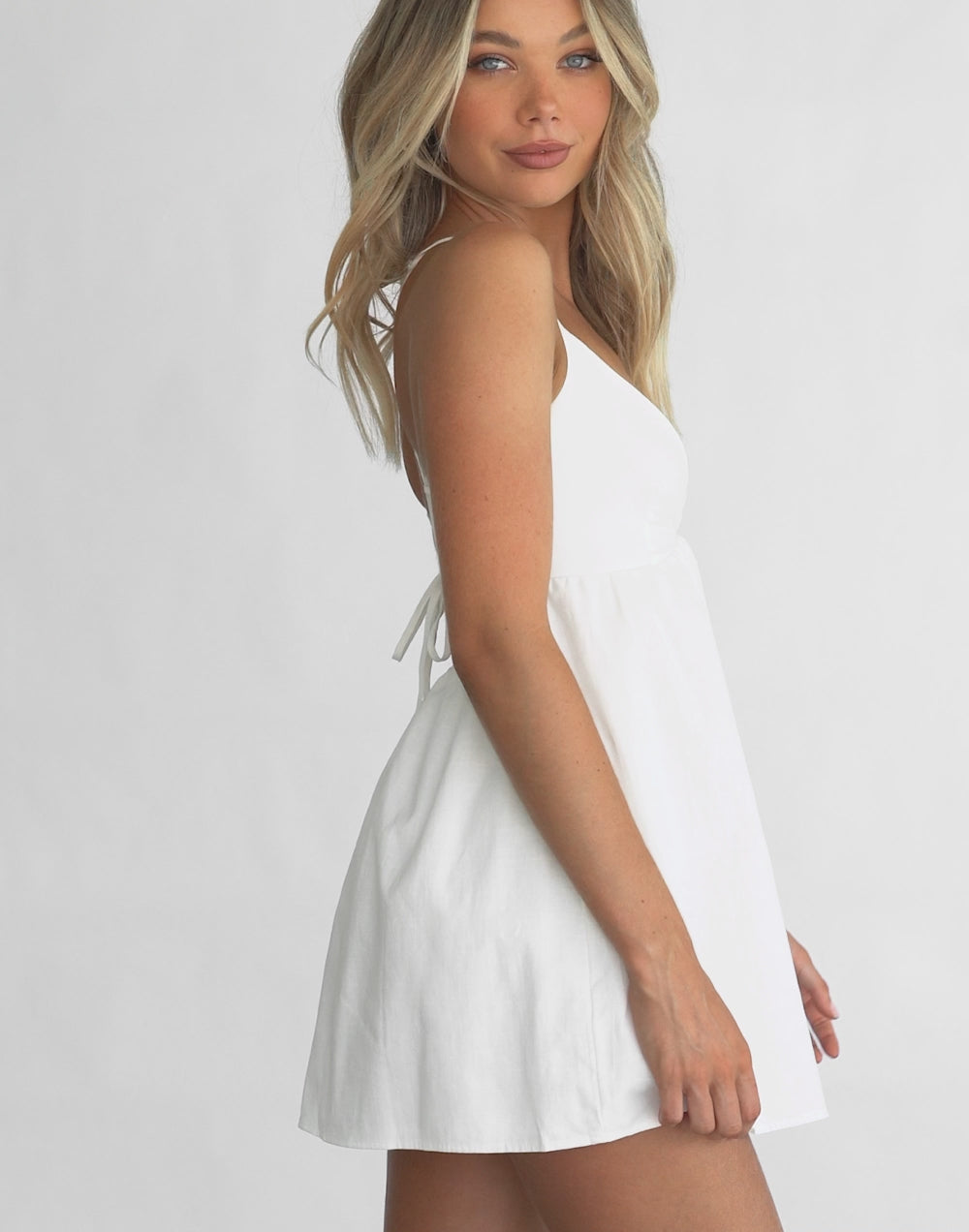 Hopefull Mini Dress (White)