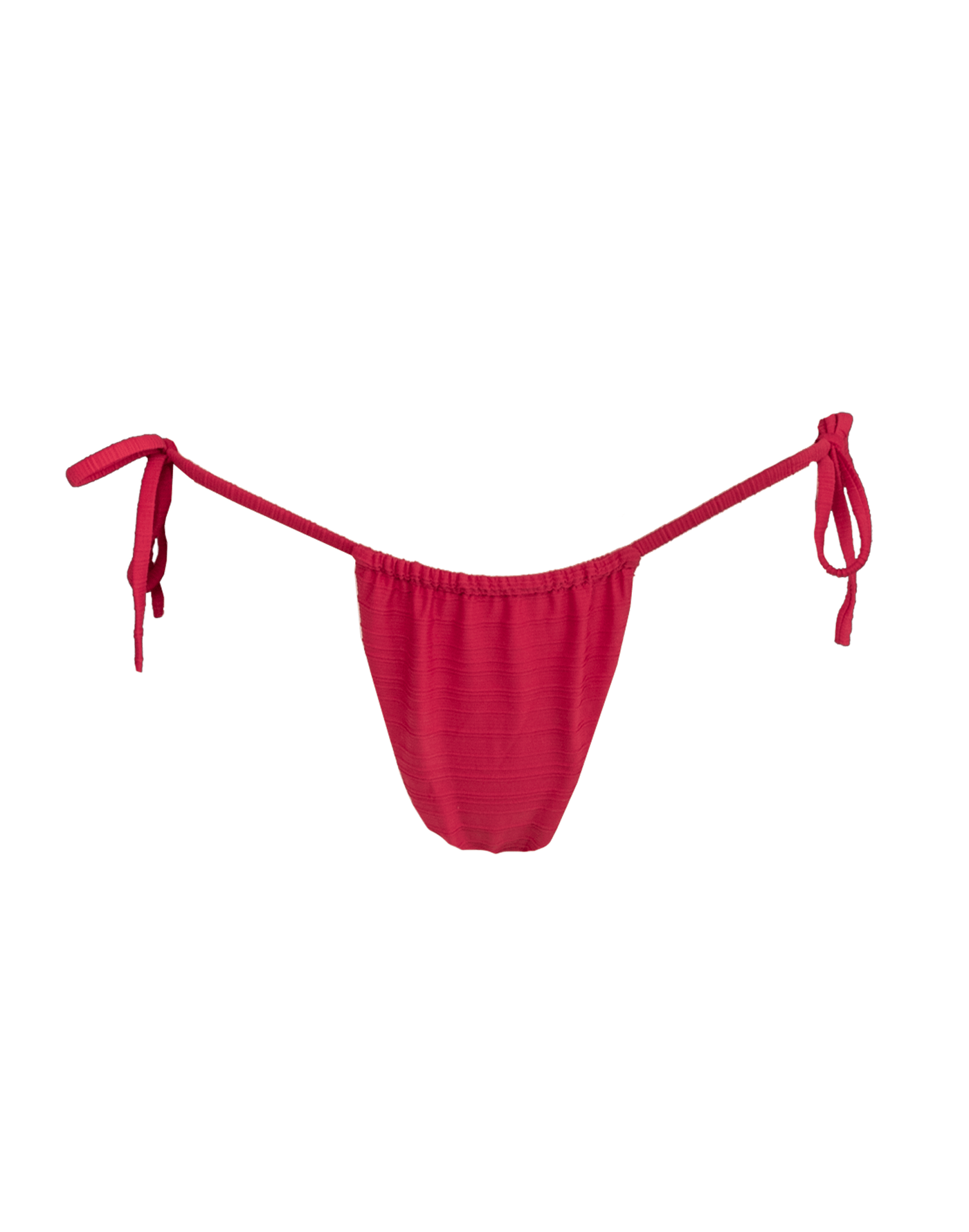 Quartz Side Tie Bottom (Pink) - Cheeky Side Tie Bikini Bottom - Women's Swim - Charcoal Clothing mix-and-match